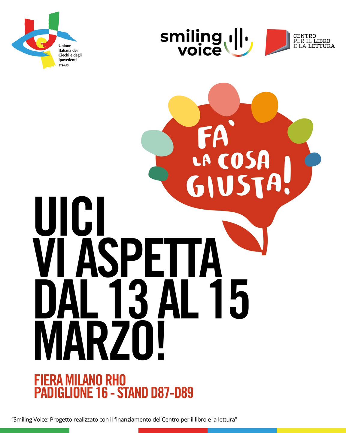 Locandina evento: fa' la cosa giusta.